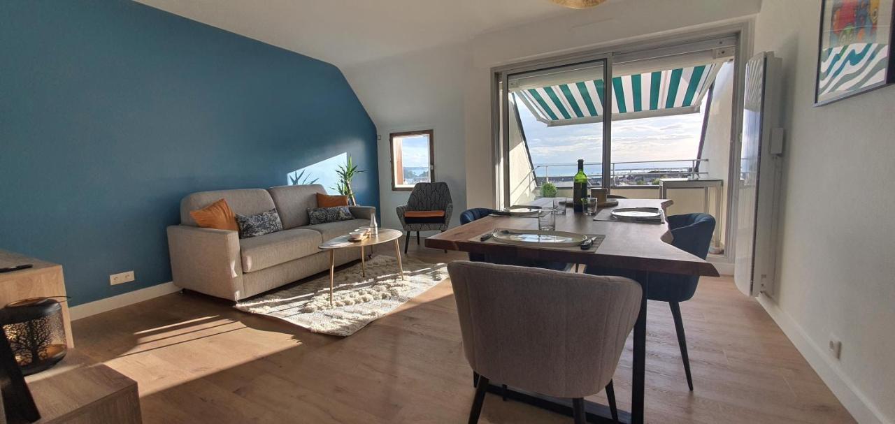 Appartement Bretagne vue mer sur les hauts d'Erquy Extérieur photo