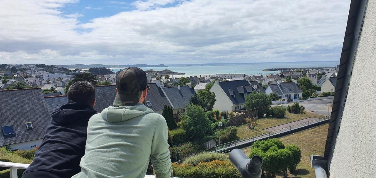 Appartement Bretagne vue mer sur les hauts d'Erquy Extérieur photo