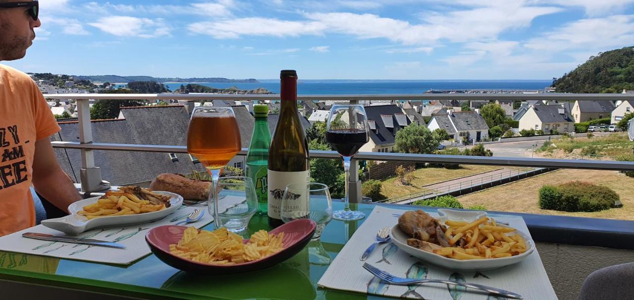 Appartement Bretagne vue mer sur les hauts d'Erquy Extérieur photo