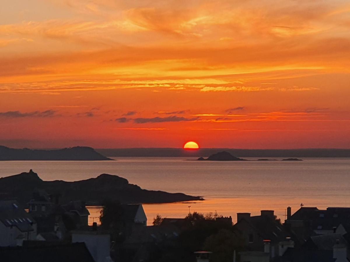 Appartement Bretagne vue mer sur les hauts d'Erquy Extérieur photo