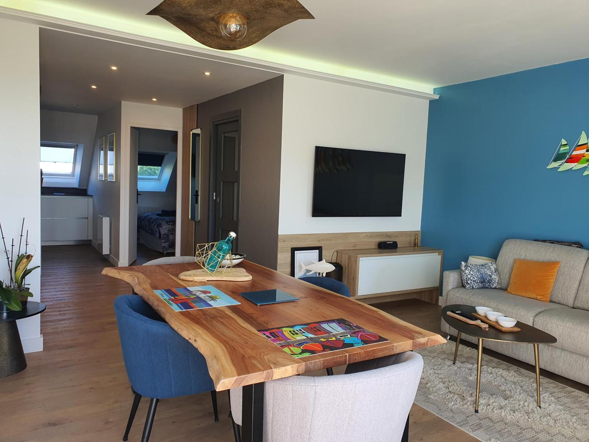 Appartement Bretagne vue mer sur les hauts d'Erquy Extérieur photo