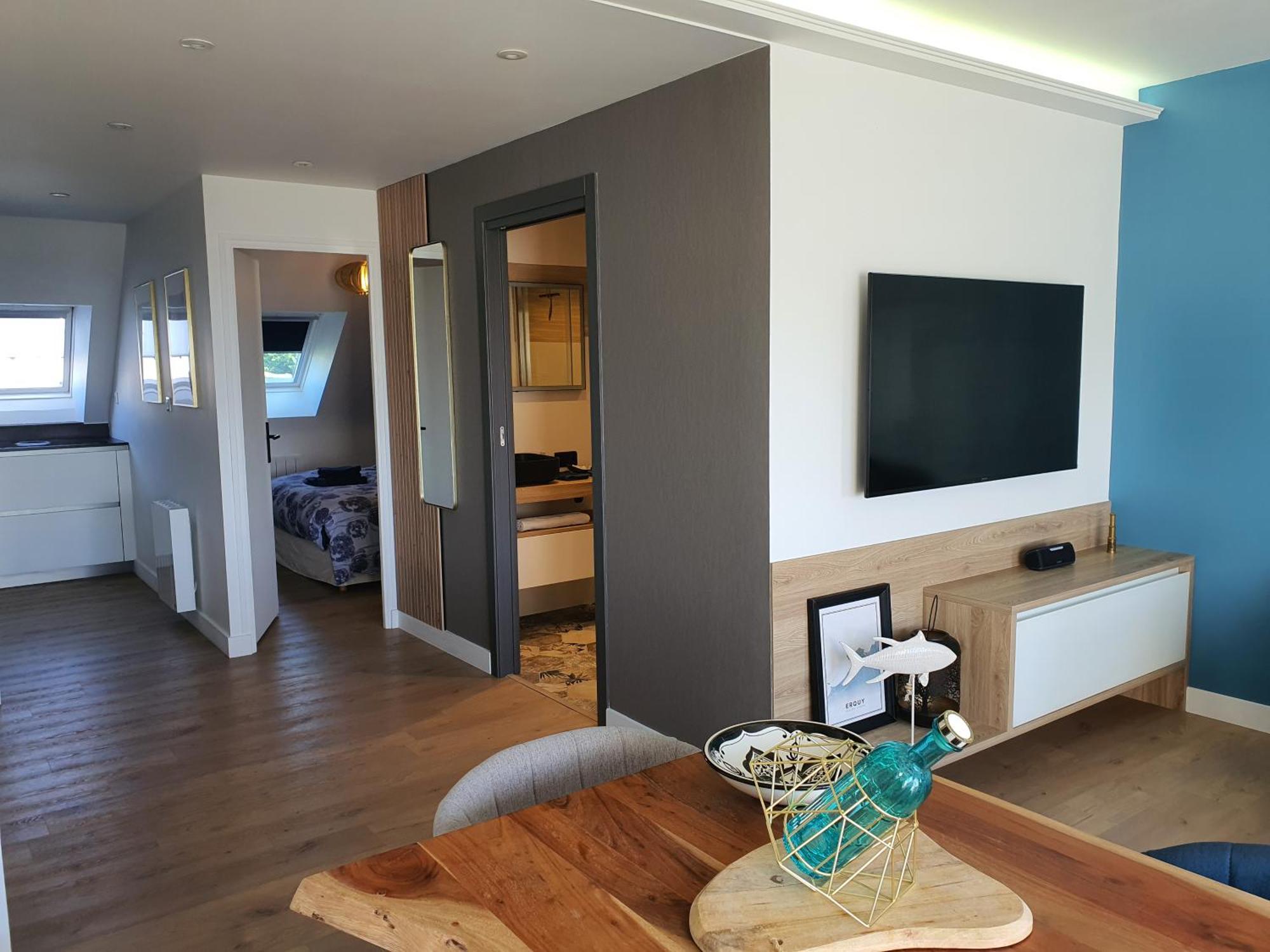 Appartement Bretagne vue mer sur les hauts d'Erquy Extérieur photo